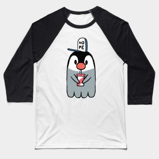 Pengu drinking Baseball T-Shirt